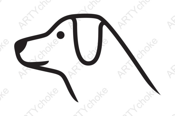 Dog Simple Icon. SVG File for Cricut
